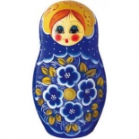 кофемолка Микма ИП 30 матрешка, синяя