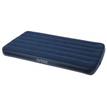 матрац надувной (надувная мебель) Intex Classic Downy Bed (68757), синий