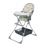 стульчик для кормления Polini kids 252 Совы, серый