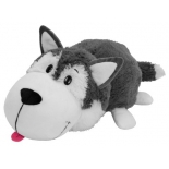 игрушка мягкая 1Toy Вывернушка Хаски-Полярный медведь, 40 см (2в1)