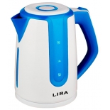 чайник электрический Lira LR0103, бело-синий