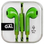 наушники GAL HM-060GR, зеленые