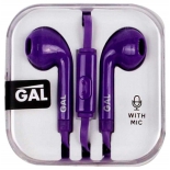 наушники GAL HM-060VL, фиолетовые