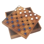 шашки Thai wood Checkers-Colored цветные шашки, от 8 лет