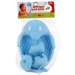 игрушка для купания Играем вместе мыльница с 3 дельфинами, в сетке