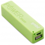 аккумулятор универсальный внешний Gmini GM-PB026-G, 2600mAh, зеленый