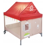 Манеж Happy Baby Alex Home (с лампой) beige