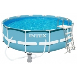 бассейн каркасный Intex каркасный 366х122см фильтр-насос 3785л/ч, лестница, (10250 л)