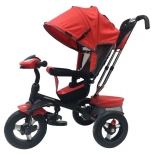 Трехколесный велосипед Moby Kids Comfort 360° 12x10 AIR, красный