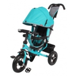 Трехколесный велосипед Moby Kids Comfort 12x10 AIR, бирюзовый