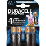 батарейка Duracell Turbo MAX LR6-4BL AA (4шт)