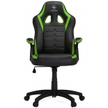 игровое компьютерное кресло HHGears SM115_BG, чёрно-зелёное