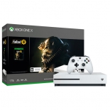 игровая приставка Microsoft Xbox One X 1Тб FMP-00058 с игрой Fallout 76, белая