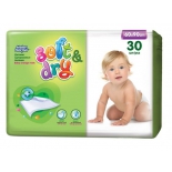 детские пеленки Helen Harper Soft&Dry впитывающие 60х90 (30 шт.)