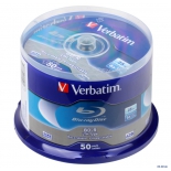 оптический диск Blu-Ray Verbatim BD-R 25 GB 6x 50шт.