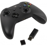 геймпад Microsoft Xbox One 4N7-00003 (+ кабель для Windows 10 и беспроводной адаптер), черный