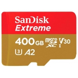 карта памяти Sandisk microSDXC 400Gb SDSQXA1-400G-GN6MA Extreme + adapter