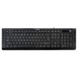 клавиатура A4Tech KD-600 USB slim Multimedia, черная