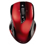 мышка Hama Wireless Laser Mouse Mirano, красно-черная USB