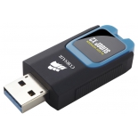 usb-флешка Corsair 16Gb Voyager Slider X2 (CMFSL3X2-16GB), USB3.0, черная/голубая