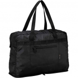 сумка дорожная Victorinox cкладная, чёрная, полиэстер 150D, 9x14x42 см, 17 л