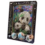 набор для вышивания малый Danko Toys Данко-Тойс Diamond Mosaic Панды (DM-02-10)