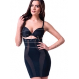 корректирующее белье Gezatone Slim'n'Shape Diamond Half Slip (юбка), Черное р.XS