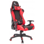 игровое компьютерное кресло College CLG-801LXH (XH-8062), черное/красное