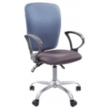 кресло офисное Chairman 9801 grey/blue (1102198)