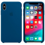 чехол iphone Apple Silicone Case для iPhone XS Max (MTFE2ZM/A), Голубой Горизонт