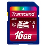 карта памяти Флеш карта SDHC 16Gb class10 Transcend UHS-1 Ultimate