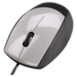 мышка Hama M368 Optical Mouse USB, черно-серебристая