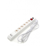 сетевой фильтр Buro BU - SP3_USB_2A - W, белый
