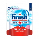 аксессуар к бытовой технике Finish All in 1 Max Power Pure, таблетированное моющее средство