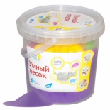 набор для лепки Genio Kids Умный песок 1 кг (SSR102), фиолетовый