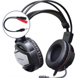 гарнитура для ПК Defender Warhead G-500, коричнево-черная (с переходником)