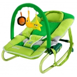 шезлонг детский Caretero Astral Green, зеленый
