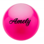 мяч гимнастический Amely AGB-101, 19 см, розовый