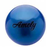 мяч гимнастический Amely AGB-101, 19 см, синий