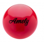 мяч гимнастический Amely AGB-101, 15 см, красный