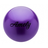 мяч гимнастический Amely AGB-101, 15 см, фиолетовый
