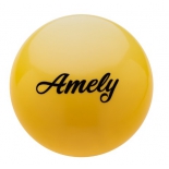 мяч гимнастический Amely AGB-101, 15 см, желтый