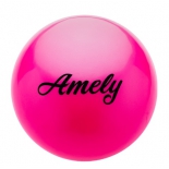 мяч гимнастический Amely AGB-101, 15 см, розовый
