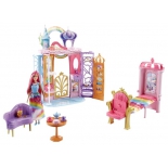 аксессуар для кукол Mattel Barbie FRB15 Переносной радужный дворец