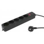 сетевой фильтр PC Pet AP01006 - 5 - BK, черный