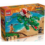 конструктор Brick (1310) Пираты Остров крокодилов, 538 деталей, 3 фигурки