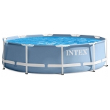 бассейн каркасный Intex Prism Frame Pool 26706 с насосом и лестницей