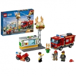 конструктор LEGO City 60214 Пожар в бугер-кафе (для мальчиков)