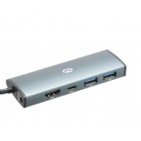 USB-концентратор Digma HUB-2U3.0СAU-UC-G серый