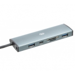USB-концентратор Digma HUB-2U3.0СCR-UC-G серый